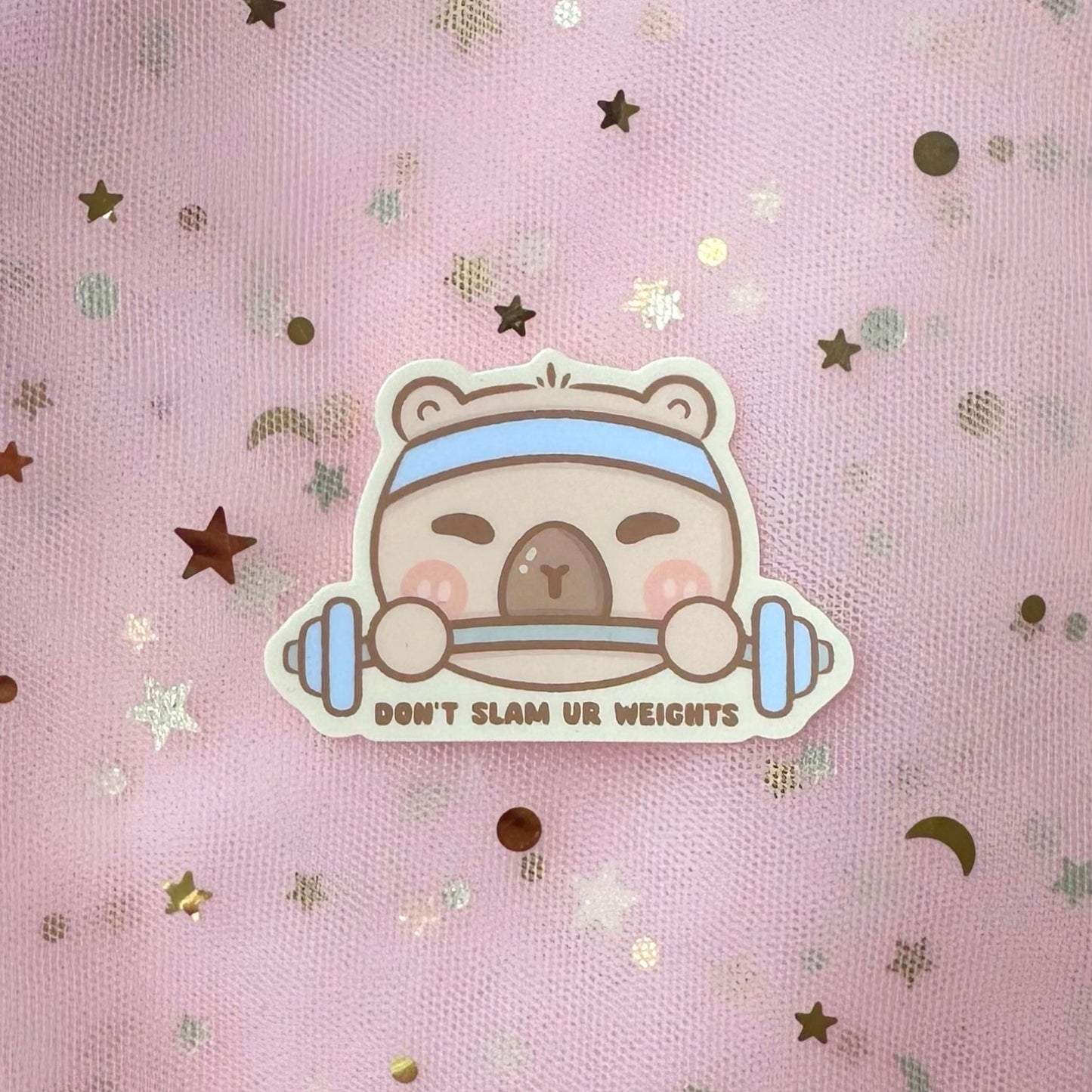 Don't Slam Ur Weights Sticker