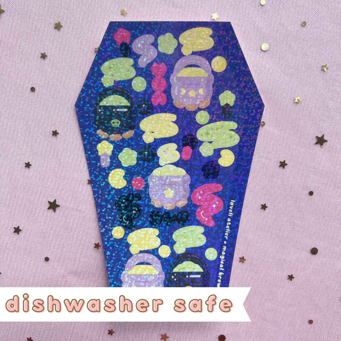 Magical Brew Holographic Stickers