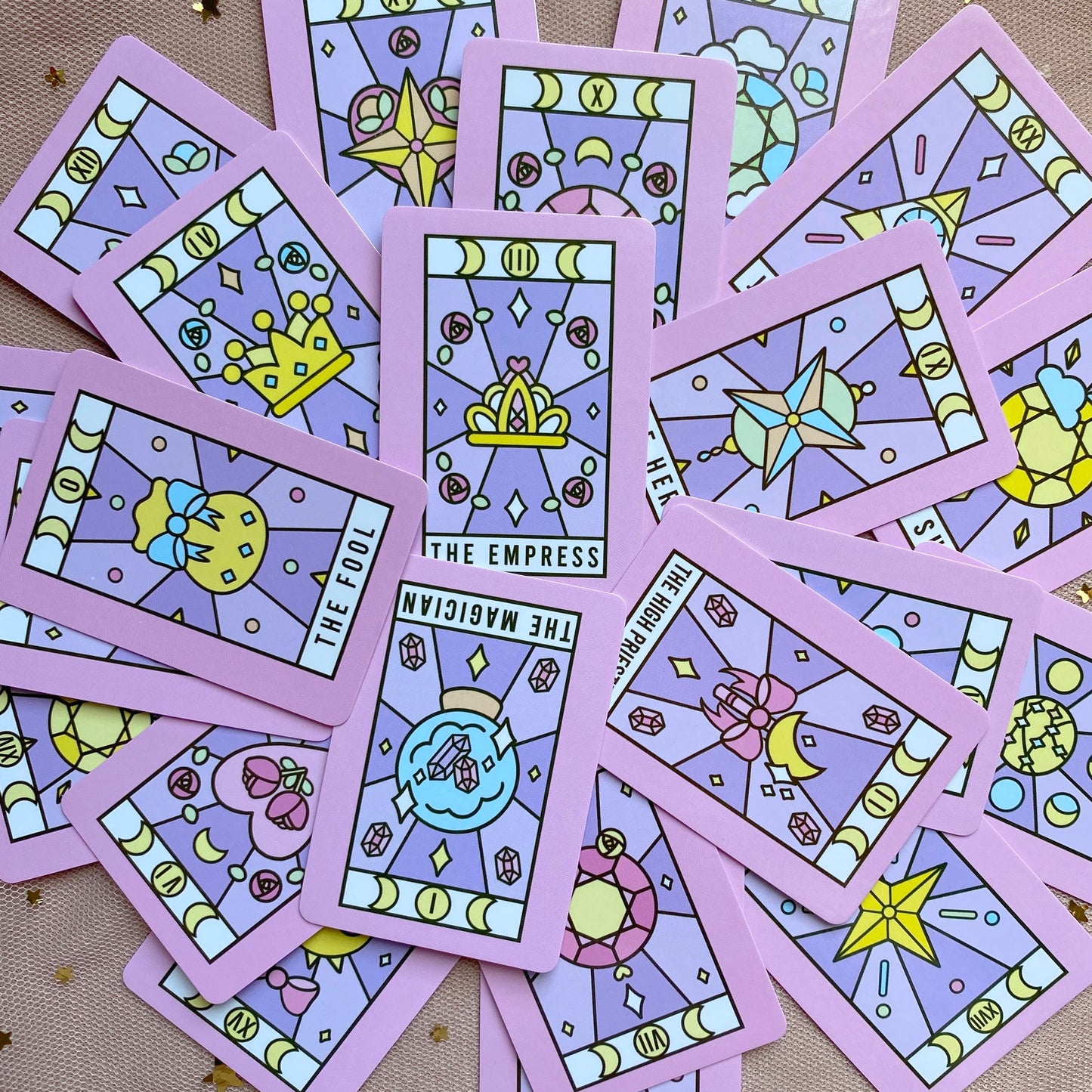 Moonlight Crystal Mini Tarot Deck