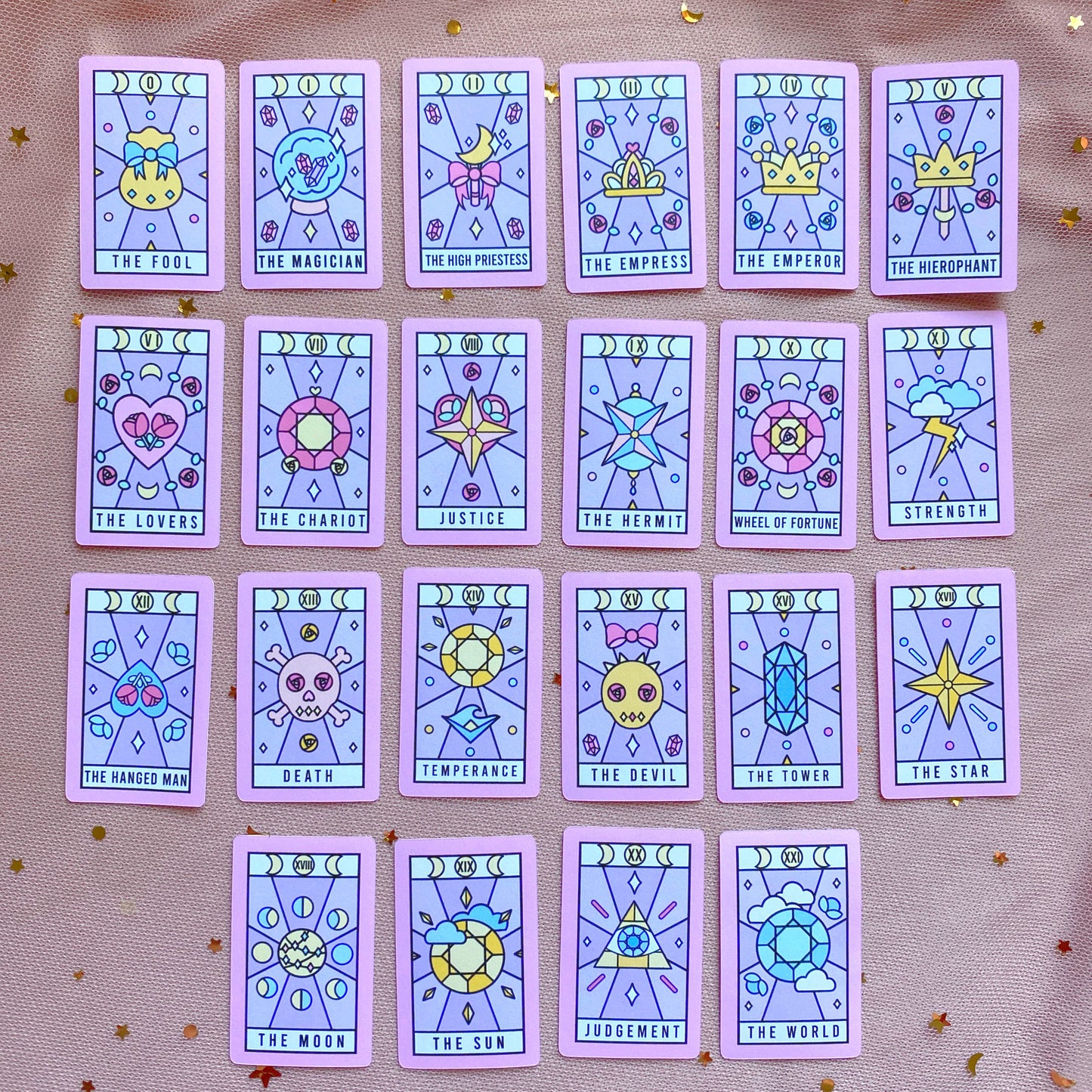 Tarot Major Arcana Stickers