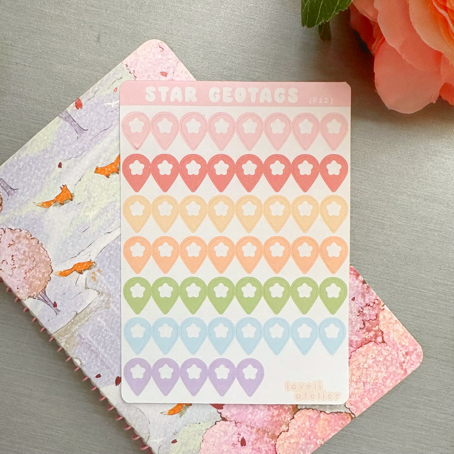 Cute Geotag Stickers