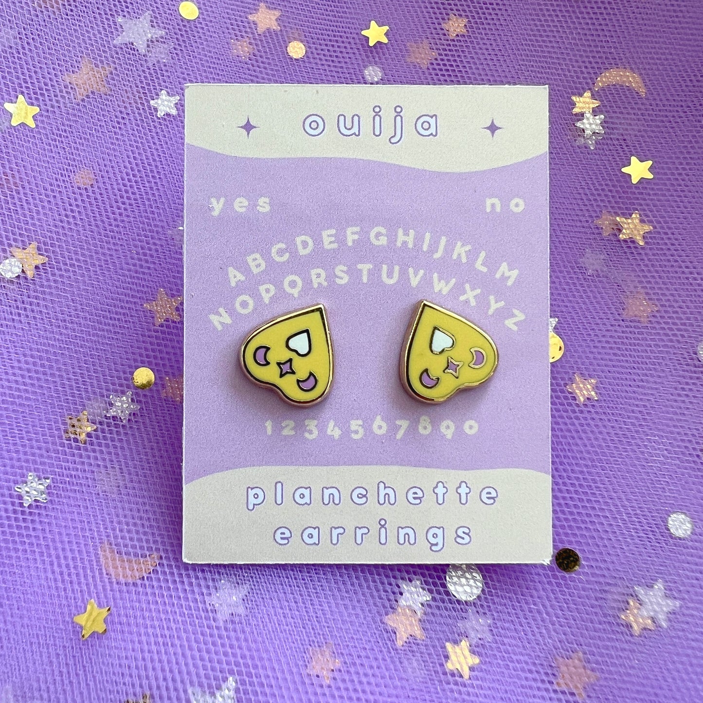Planchette Stud Earrings