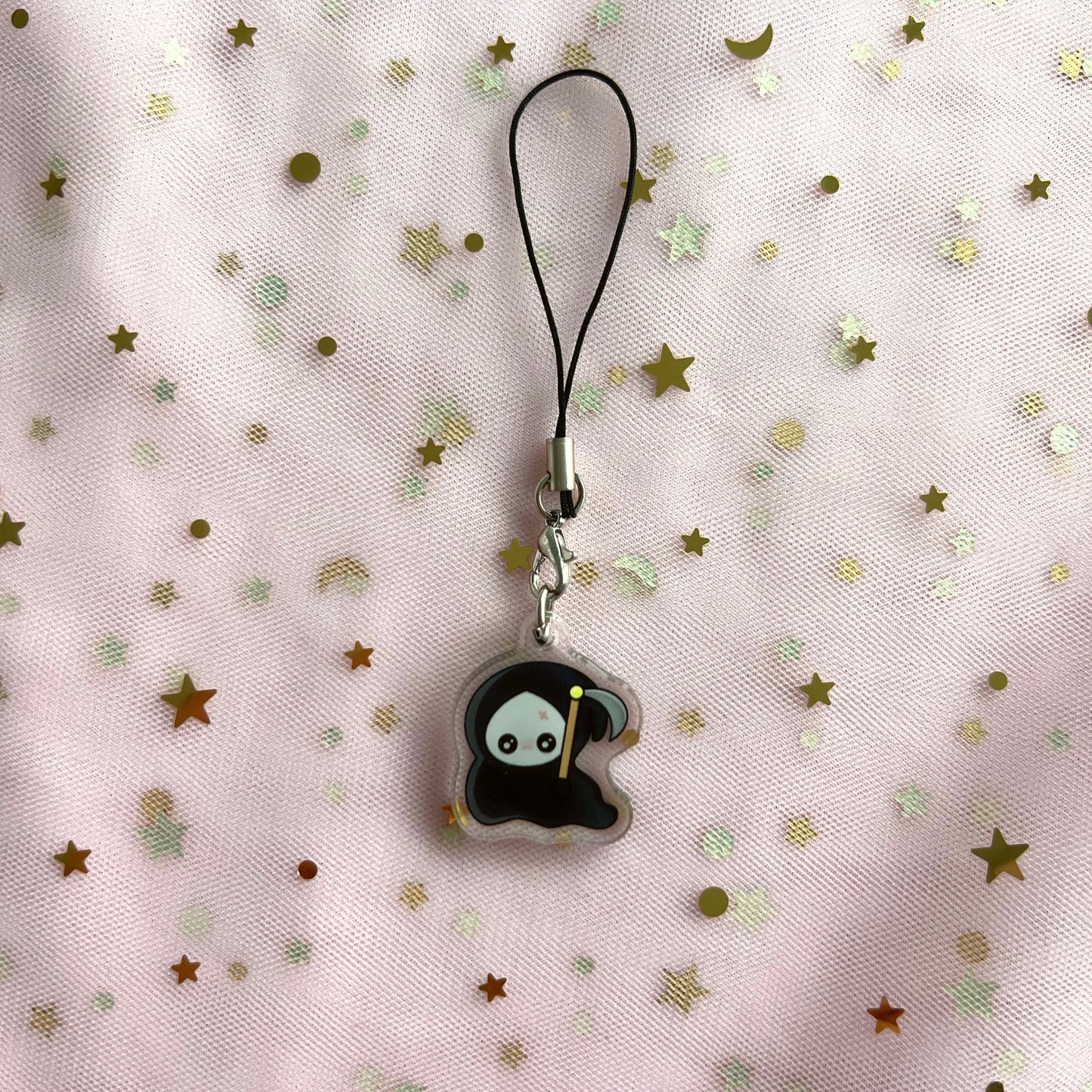 Grim Reaper Phone Charm