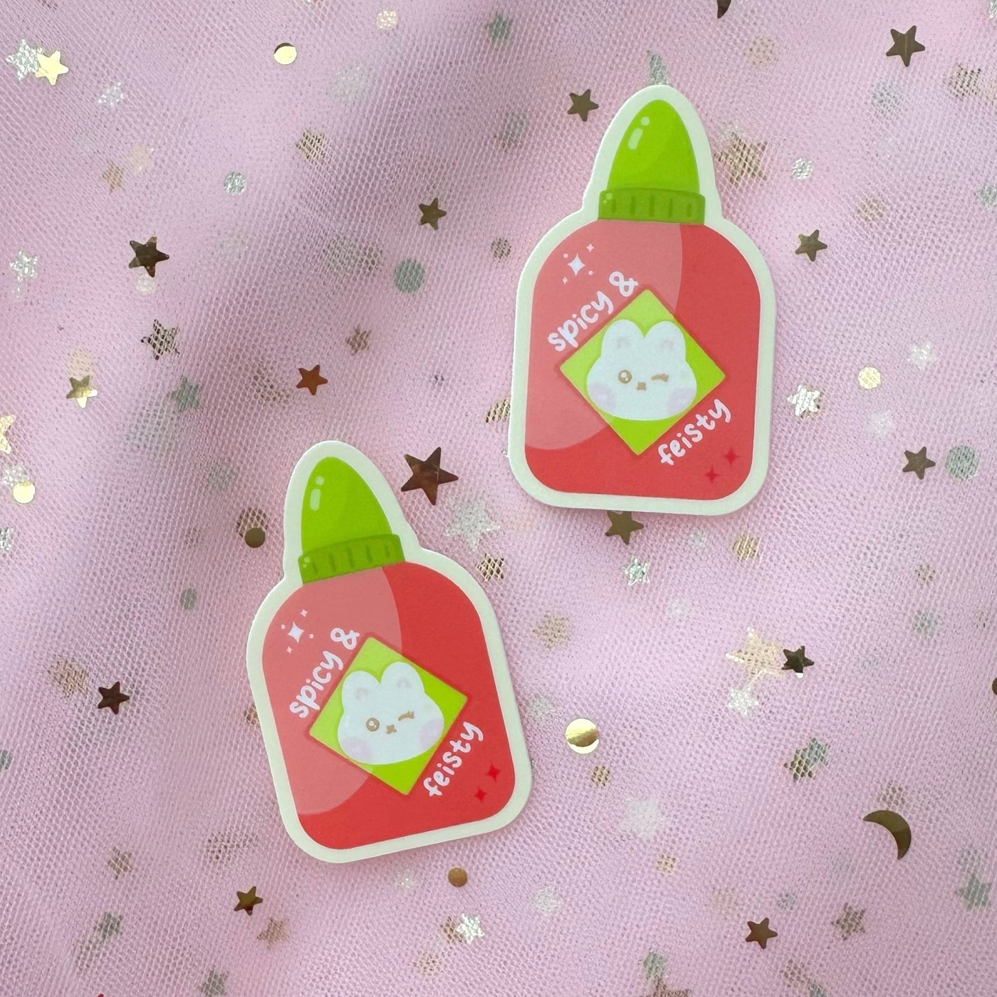 Spicy & Feisty Hot Sauce Sticker