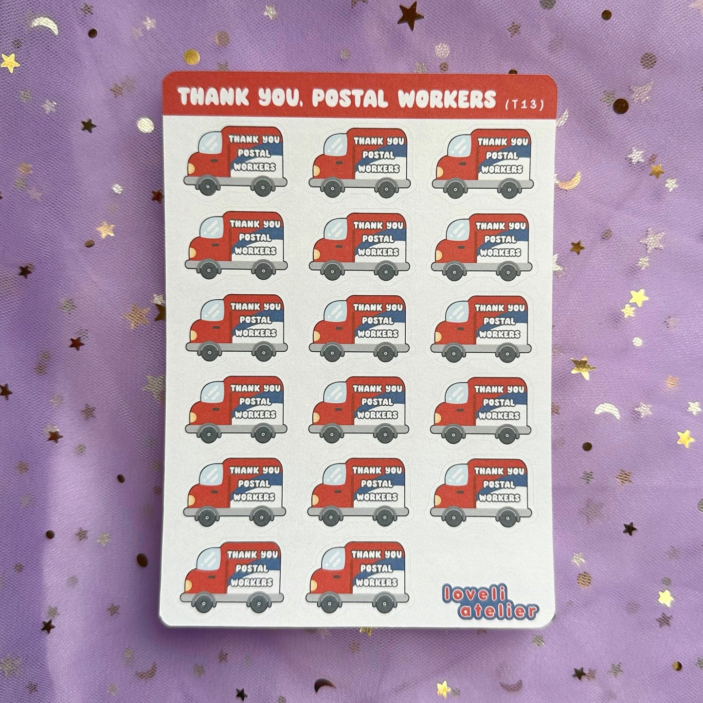 Thank You Postal Workers Stickers