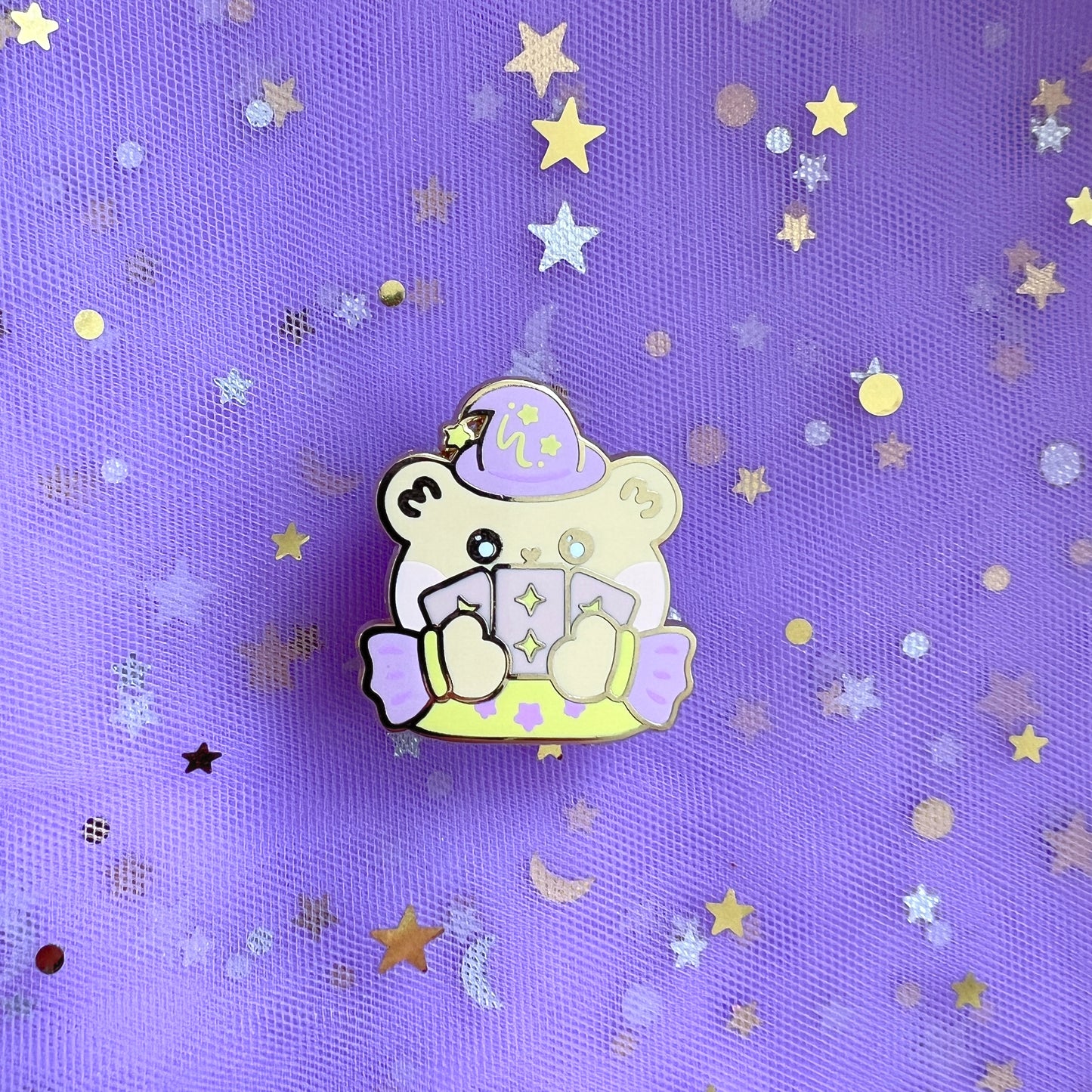 Tarot Bear Pin