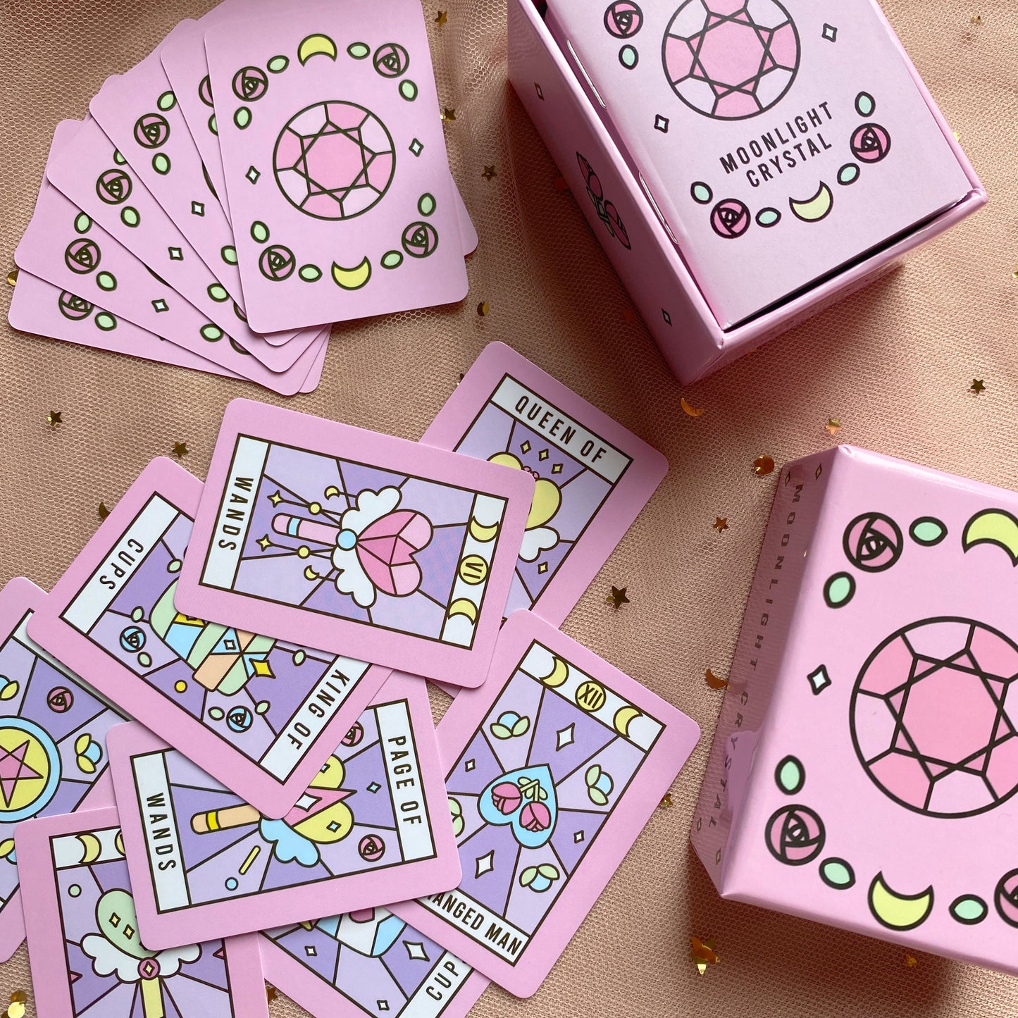 Moonlight Crystal Mini Tarot Deck