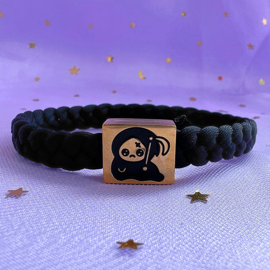 Grim Reaper Braided Bracelet