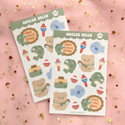 Angler Bello Fishing Stickers