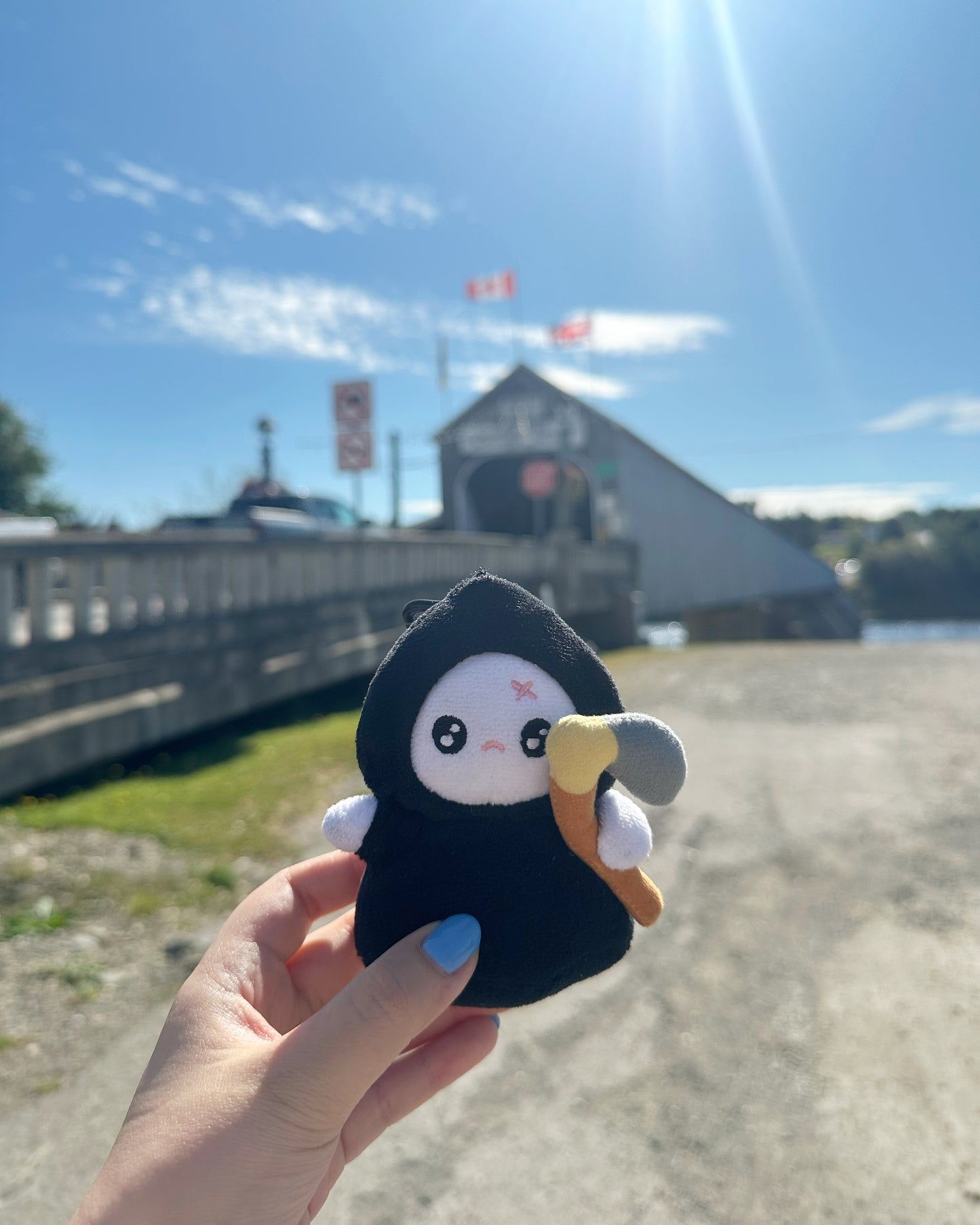Grim Reaper Plush Keychain