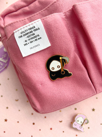 Black Grim Reaper Pin