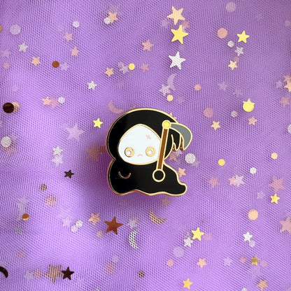 Black Grim Reaper Pin