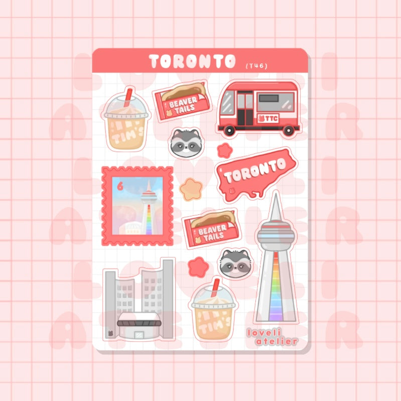 Toronto Travel Stickers