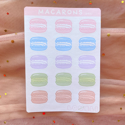 Macaron Stickers