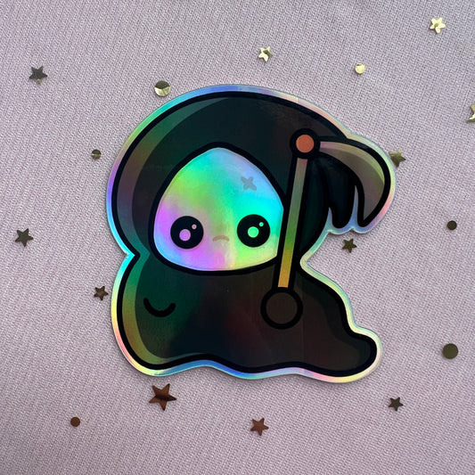 Grim Reaper Holographic Sticker