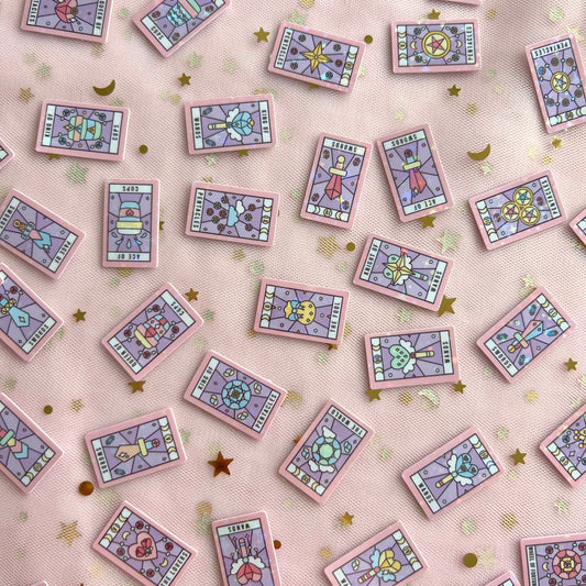 Mini Tarot Stickers (Holographic)