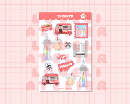 Toronto Travel Stickers