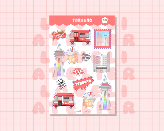 Toronto Travel Stickers