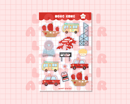 Hong Kong Travel Stickers