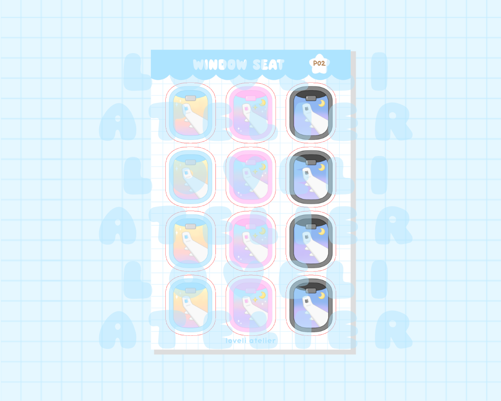 Window Seat Stickers