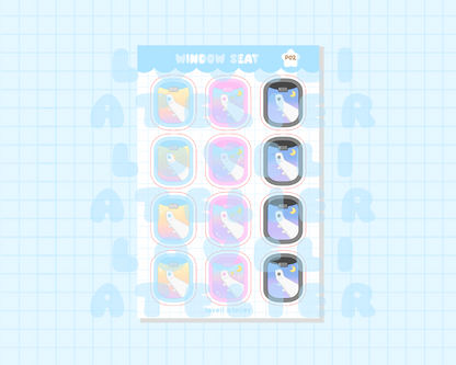 Window Seat Stickers