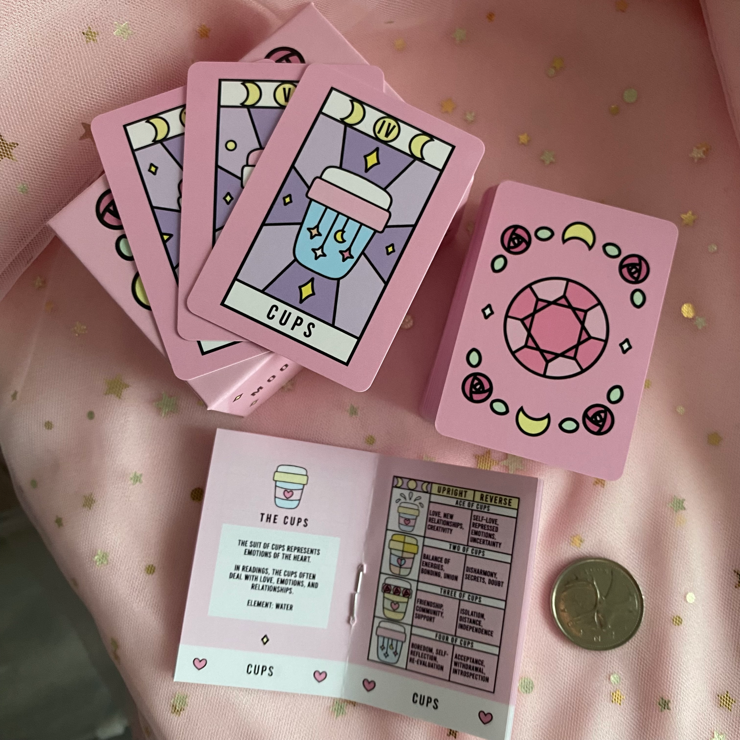 Moonlight Crystal Mini Tarot Deck