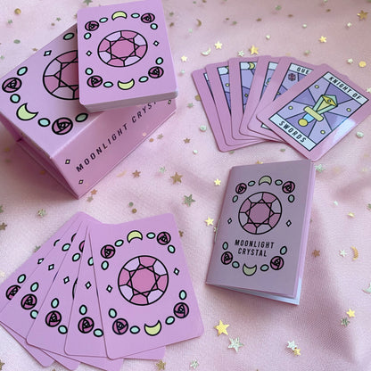 Moonlight Crystal Mini Tarot Deck