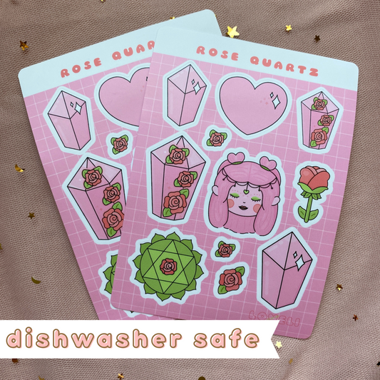 Rose Quartz Stickers