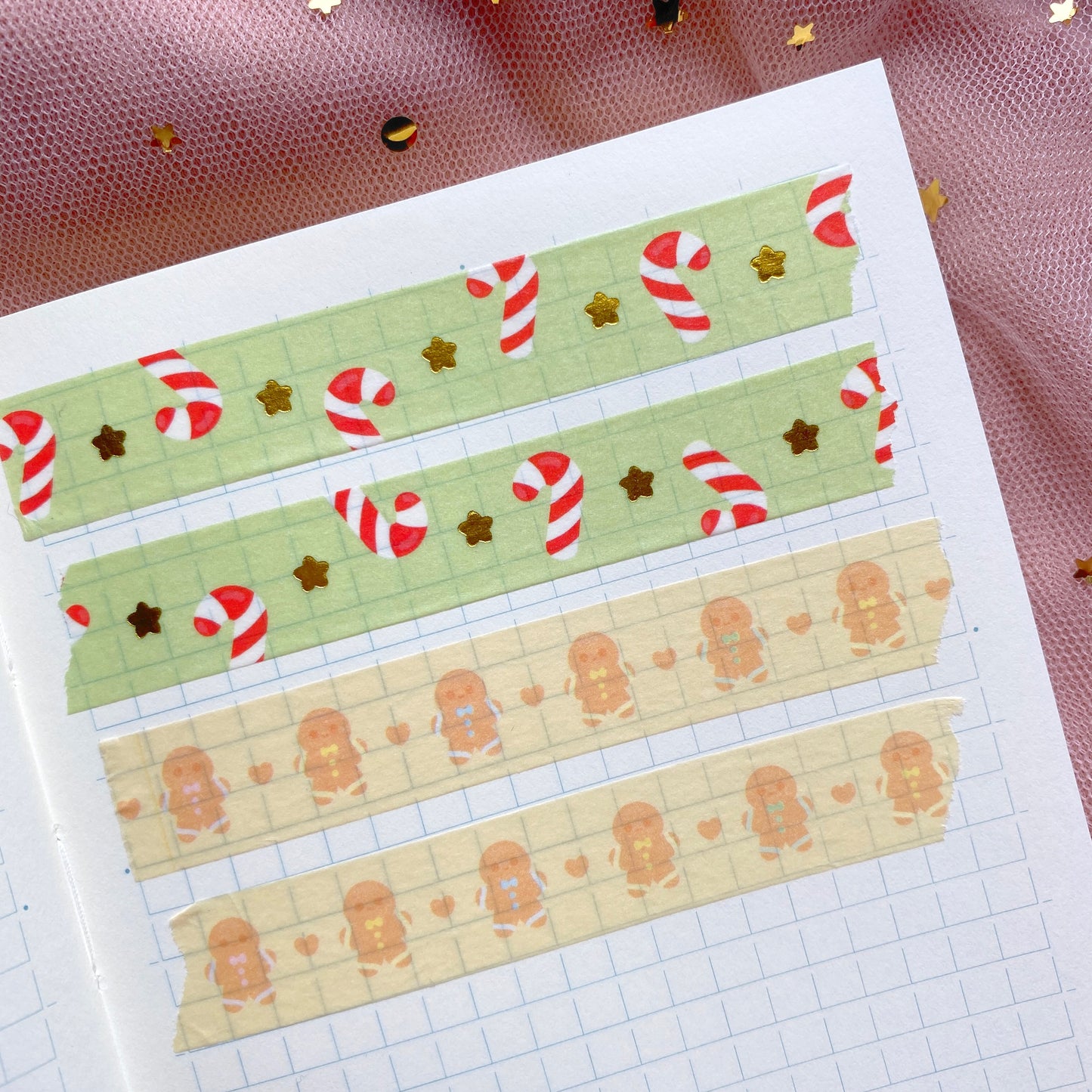 Candy Cane Foiled Washi Tape