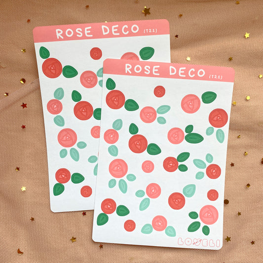 Rose Deco Stickers