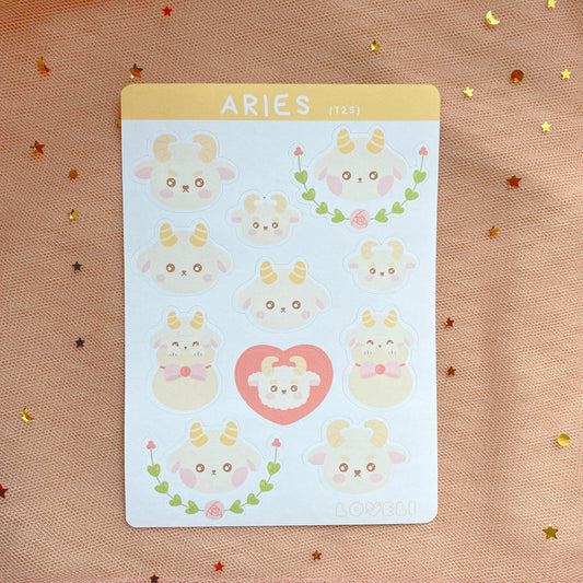 Aries Ram Stickers