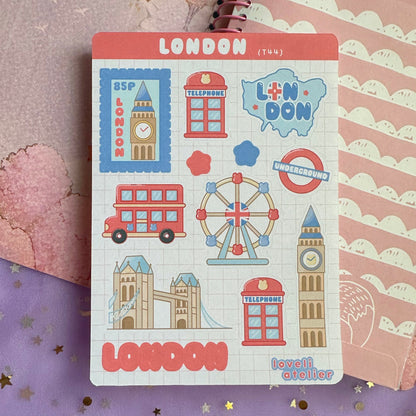 London Travel Stickers