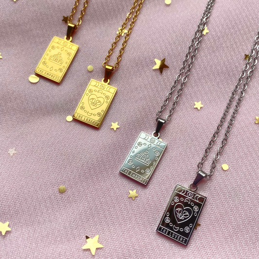The Empress & The Lovers Tarot Necklace
