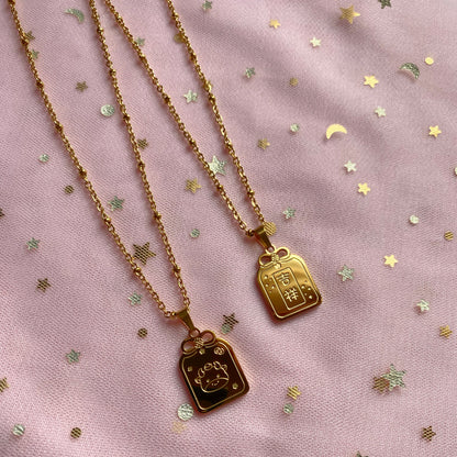 Lucky Ox Omamori Zodiac Necklace