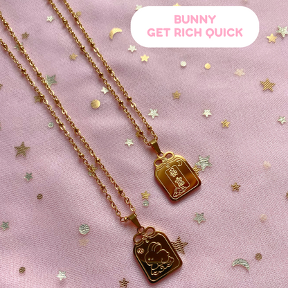 Lucky Bunny Omamori Zodiac Necklace